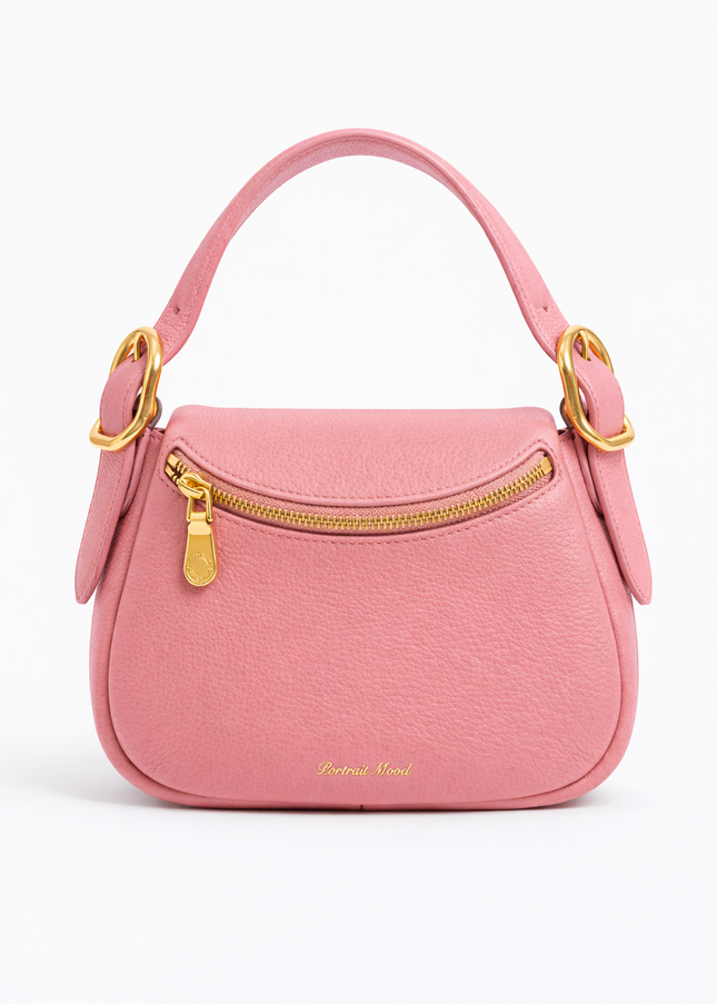 The P M Contour Saddle Bag Petal Pink Edition