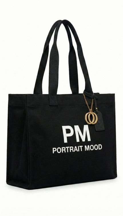 The P|M Studio Utility Tote - Noir Edition