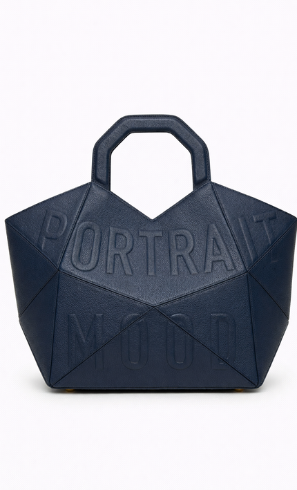 Gemini said The P M Architect Geometric Tote Navy Edition