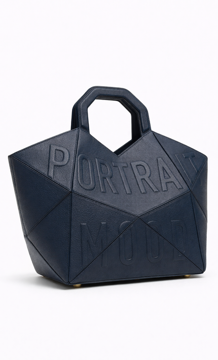 Gemini said The P M Architect Geometric Tote Navy Edition