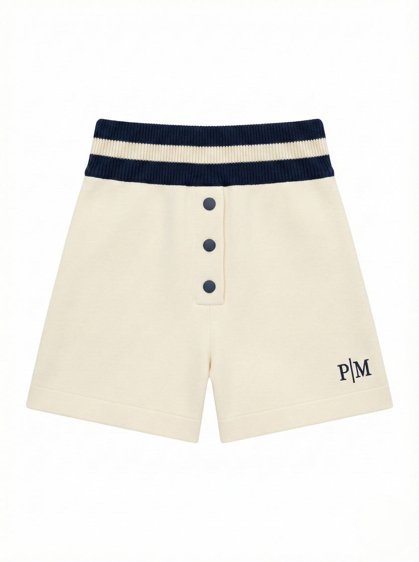 The PM Heritage Button-Front Short