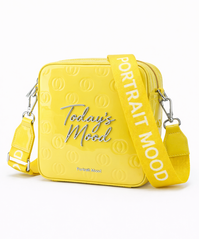 The P|M Aura Structured Camera Bag - Canary Patent Today's Mood Edition