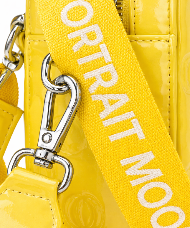 The P|M Aura Structured Camera Bag - Canary Patent Today's Mood Edition