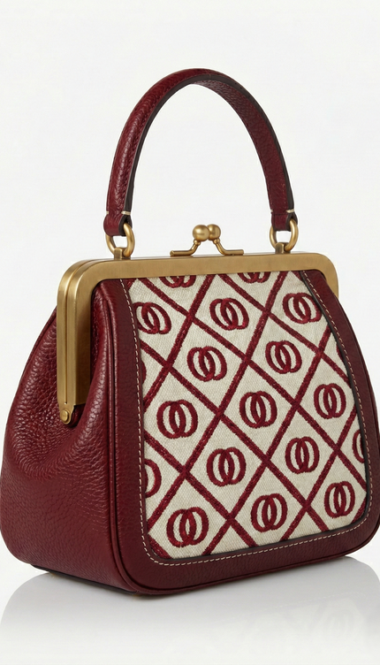 The P|M Aura Frame Top Handle - Crimson Lattice Edition