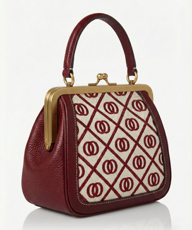 The P|M Aura Frame Top Handle - Crimson Lattice Edition