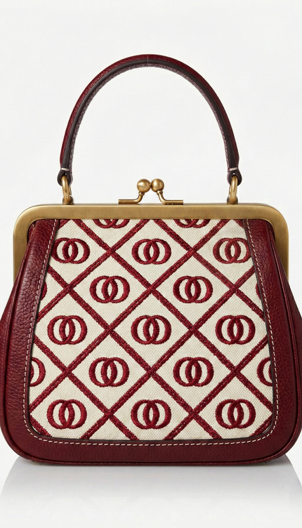 The P|M Aura Frame Top Handle - Crimson Lattice Edition