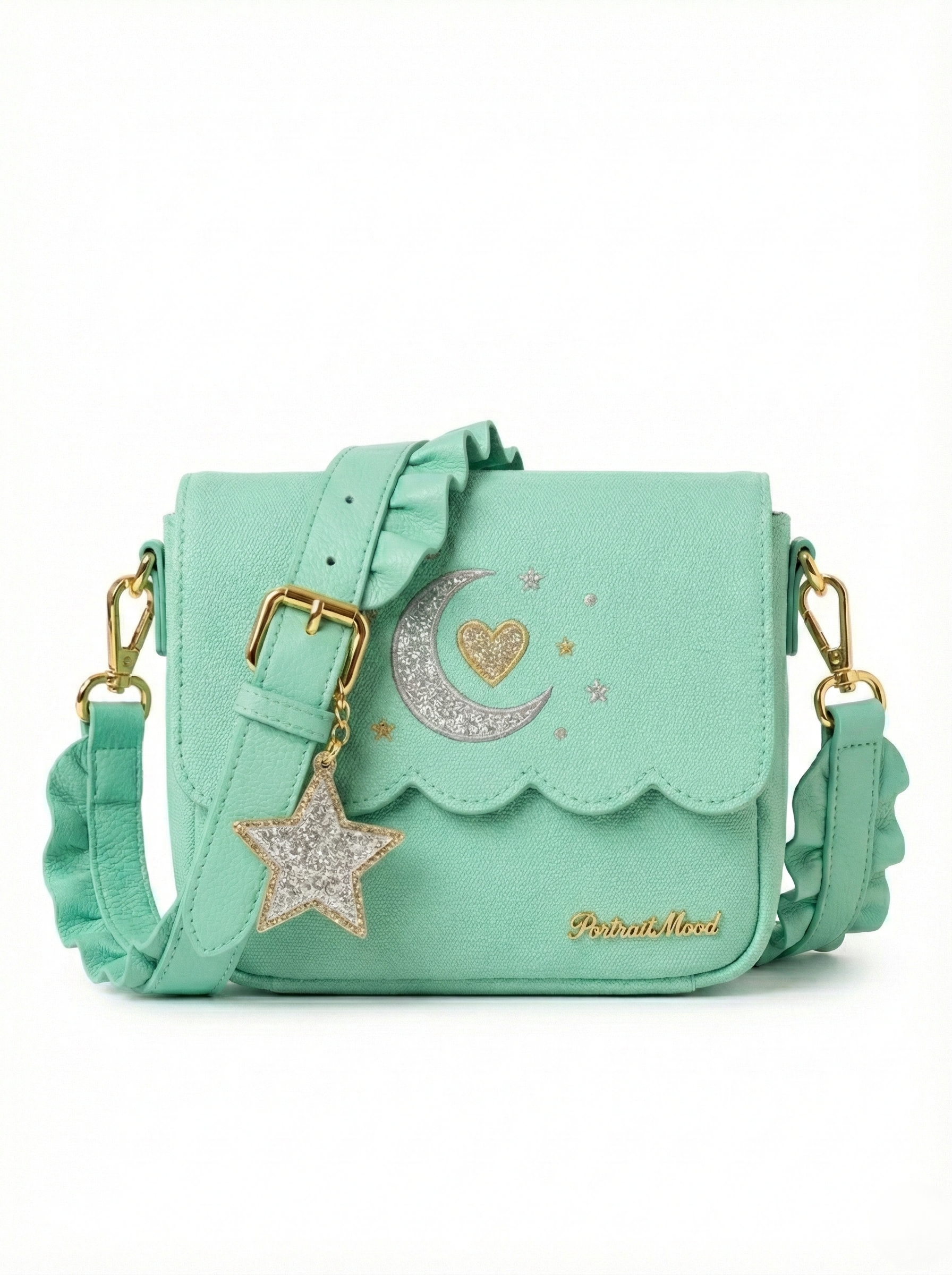 The P|M Ma Petite Pixie Flap - Mint Sparkle Edition