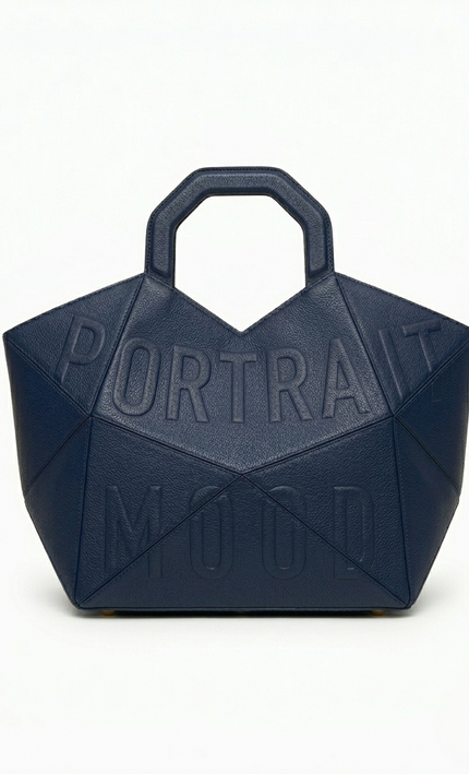 Gemini said The P M Architect Geometric Tote Navy Edition