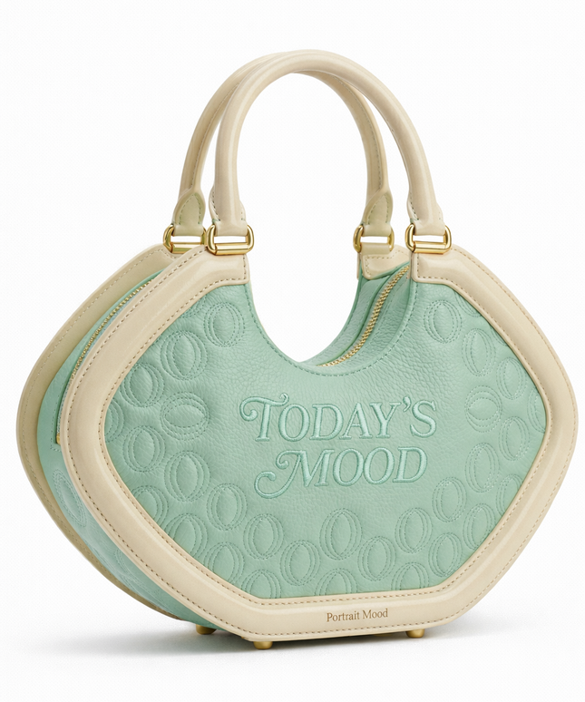 The P|M Aura Structured Crescent - Mint Today's Mood Edition