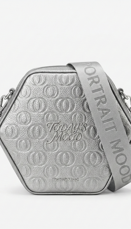 The P|M Aura Structured Hexagon - Liquid Silver Today's Mood Edition