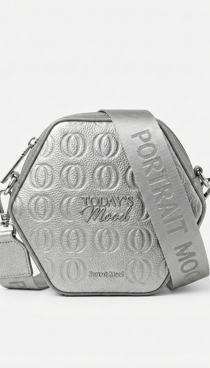 The P|M Aura Structured Hexagon - Liquid Silver Today's Mood Edition