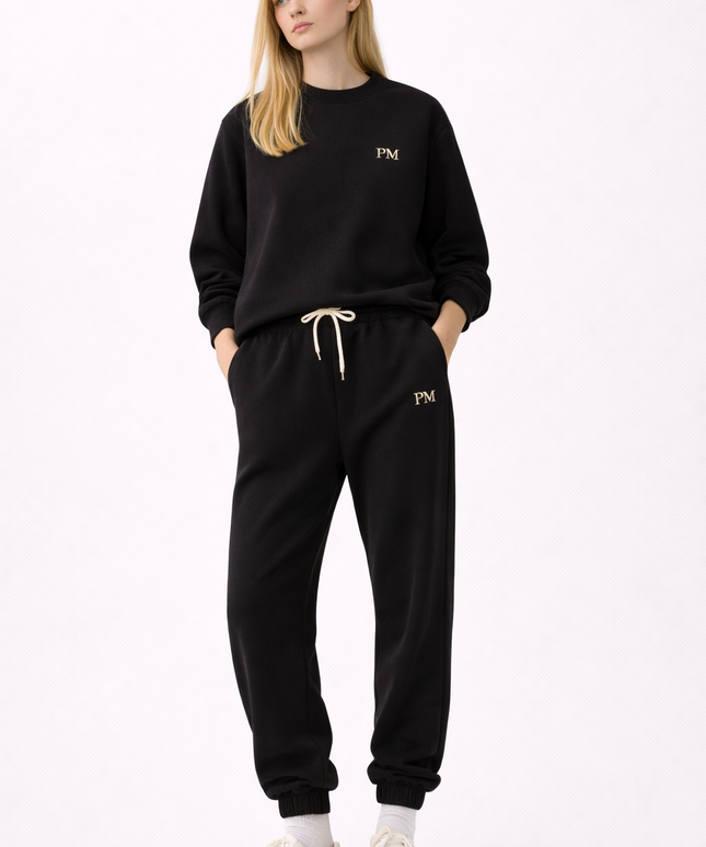 The PM Noir Monogram Crew