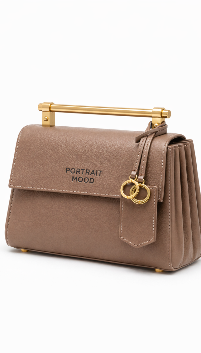 The P|M Axis Tri-Fold Satchel - Truffle Edition