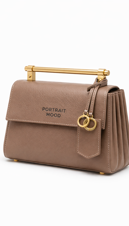 The P|M Axis Tri-Fold Satchel - Truffle Edition
