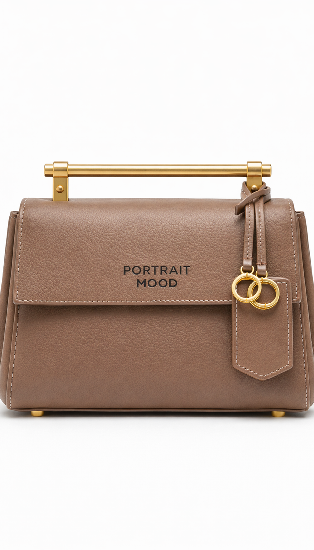 The P|M Axis Tri-Fold Satchel - Truffle Edition