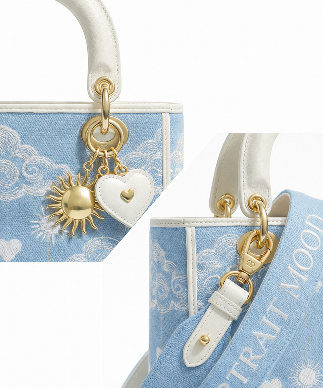 The P|M Meridian Tote - Céleste Cosmic Toile Edition (With scarf)