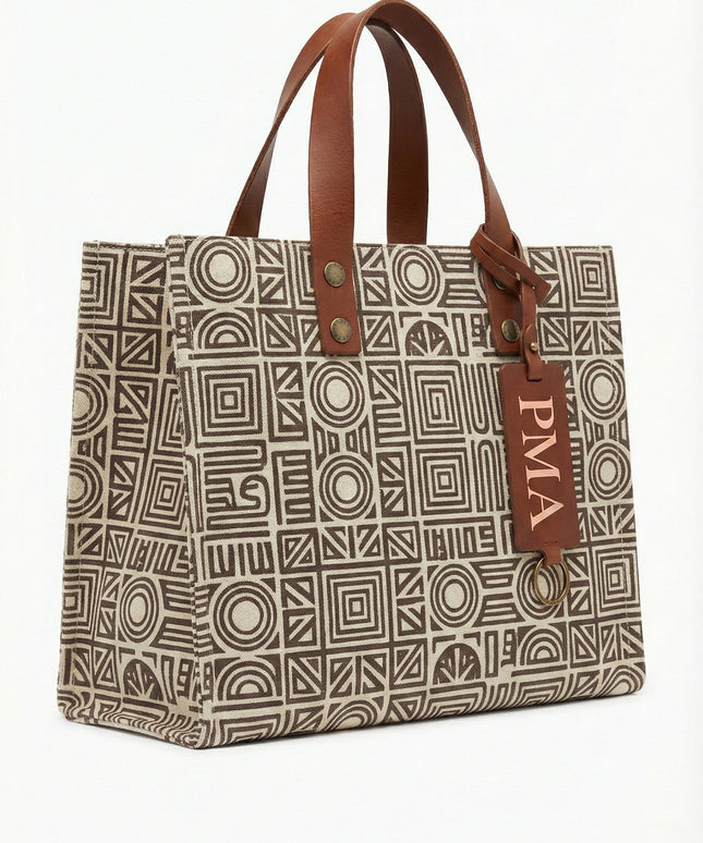 The Maison Signature Tote – PMA Heritage Pattern