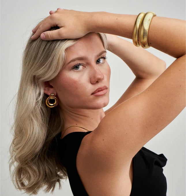 Power Loop Earrings – Bold, Rounded, Unapologetically You
