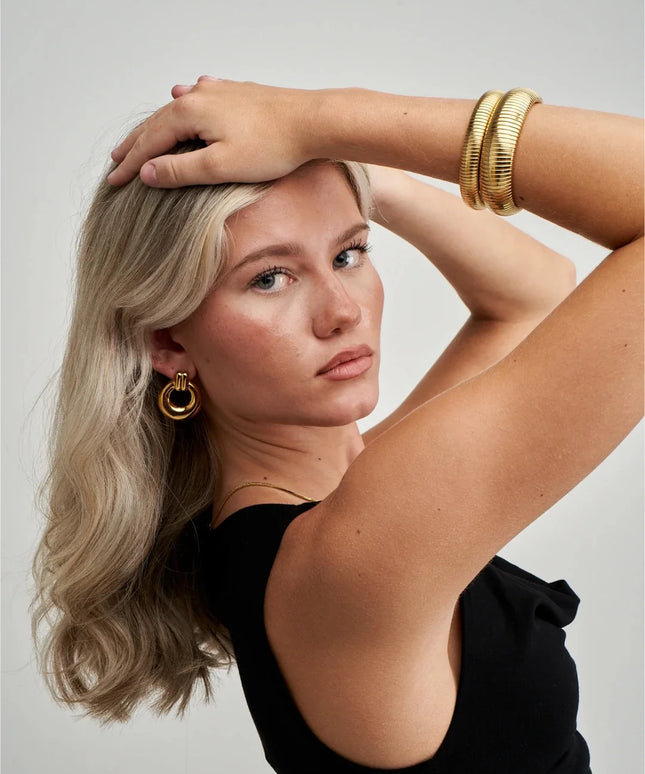 Power Loop Earrings – Bold, Rounded, Unapologetically You