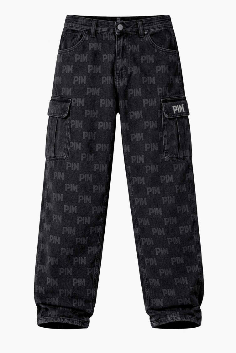 The PIM Noir Monogram Utility Cargo