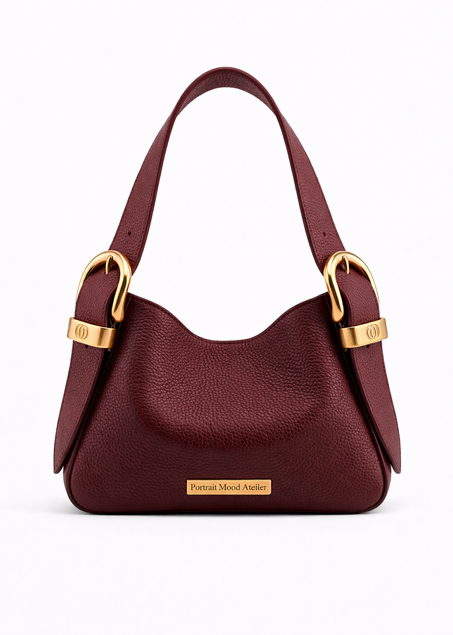 P|M Caprice Shoulder Bag — Rouge Éternel