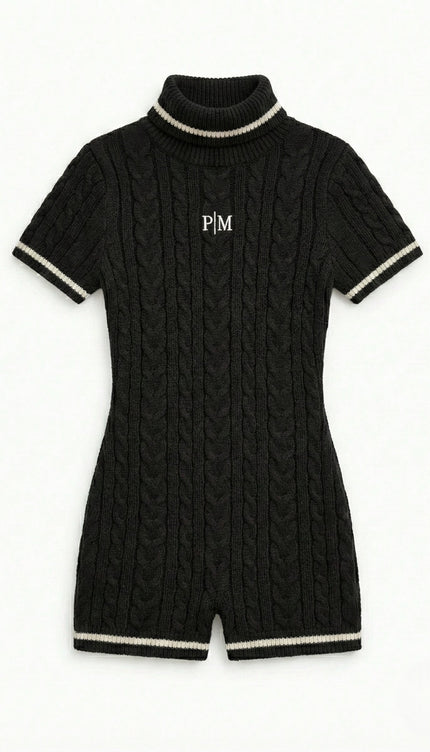The PM Noir Heritage Cable Playsuit
