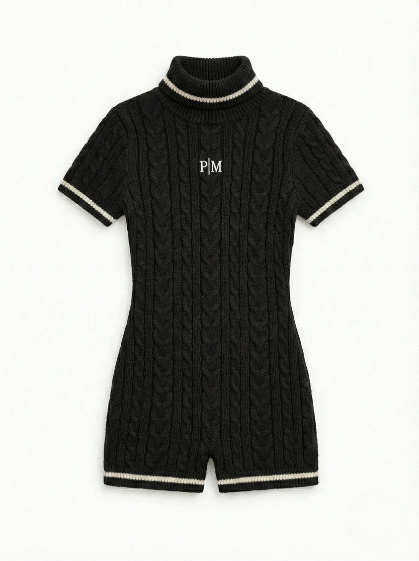 The PM Noir Heritage Cable Playsuit