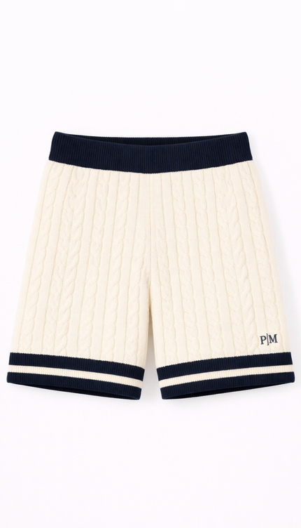 The PM Heritage Cable Knit Short