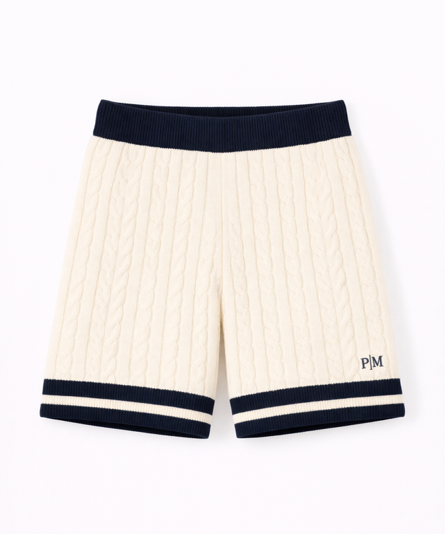 The PM Heritage Cable Knit Short