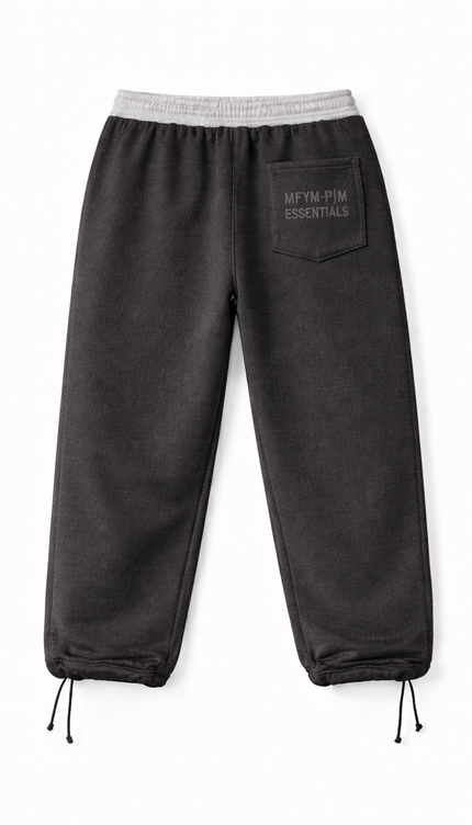 The PM Noir Contrast Toggle Pant