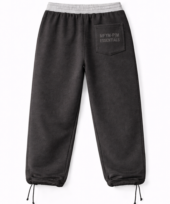 The PM Noir Contrast Toggle Pant