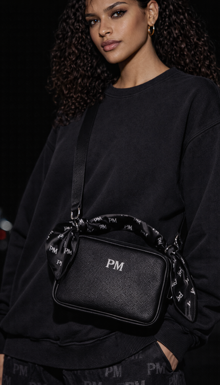 The PM Monogram Silk Identity Scarf