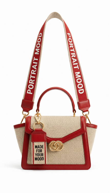 The P|M Manifesto Winged Satchel - Scarlet & Sand Edition