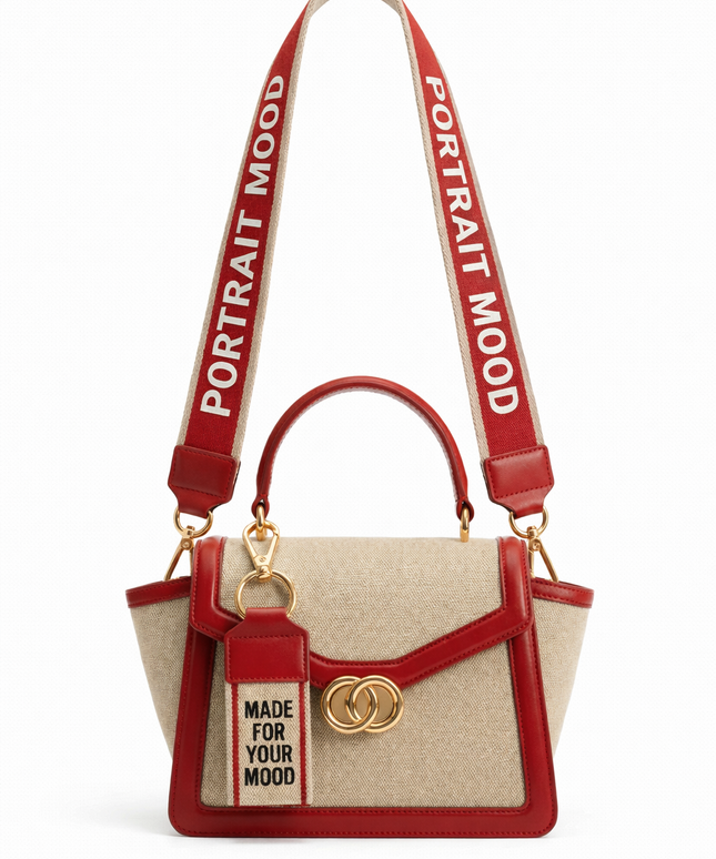 The P|M Manifesto Winged Satchel - Scarlet & Sand Edition