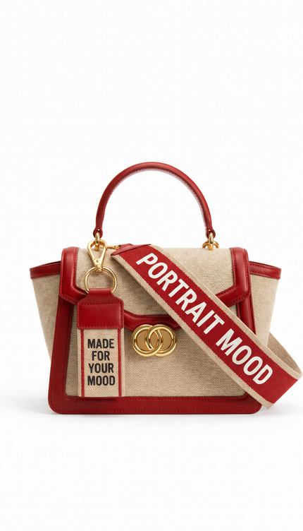 The P|M Manifesto Winged Satchel - Scarlet & Sand Edition