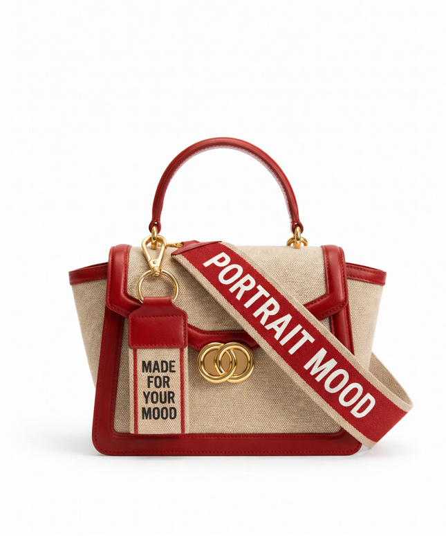 The P|M Manifesto Winged Satchel - Scarlet & Sand Edition