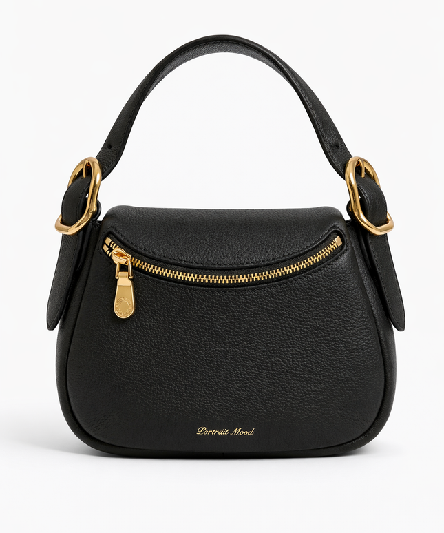 The P M Contour Saddle Bag Obsidian Edition