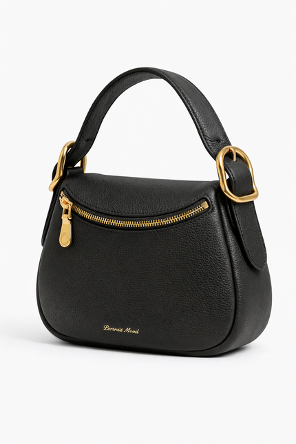 The P M Contour Saddle Bag Obsidian Edition