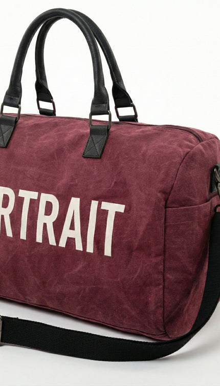 THE PORTRAIT VOYAGER DUFFEL – Burgundy Edition