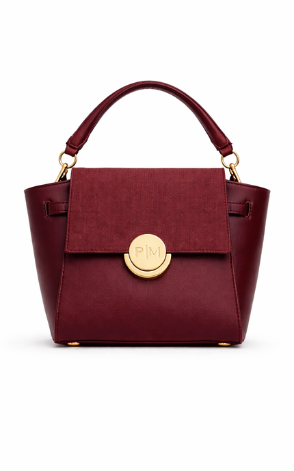 P|M SCANDAL Vintage Mahogany Mini Top Handle