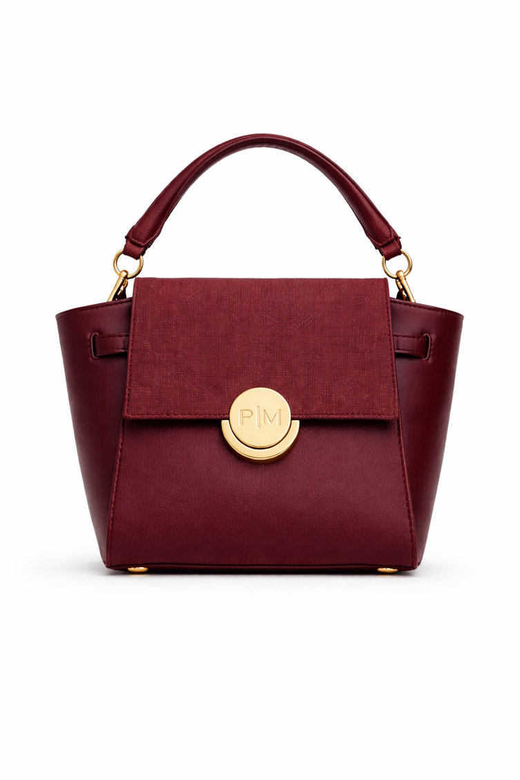 P|M SCANDAL Vintage Mahogany Mini Top Handle