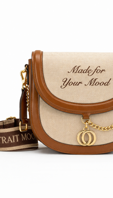 The P|M Journey Chain Saddle Bag - Sand & Cognac Edition