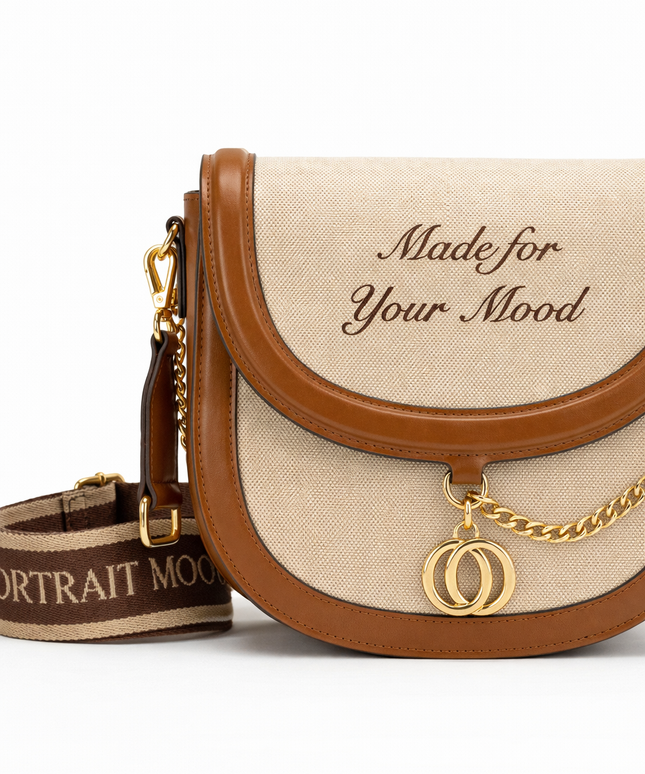 The P|M Journey Chain Saddle Bag - Sand & Cognac Edition