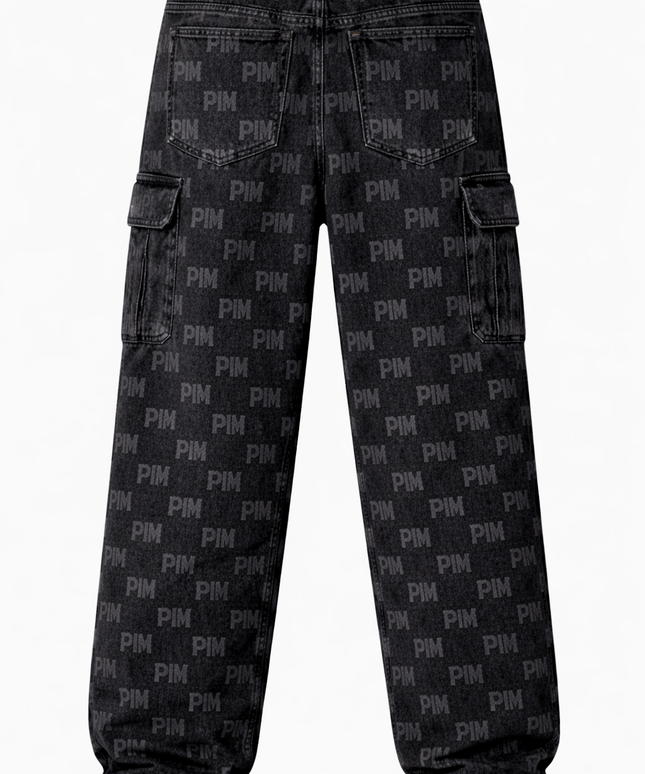 The PIM Noir Monogram Utility Cargo