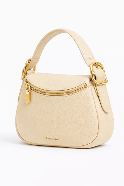 The P M Contour Saddle Bag Ivory Edition