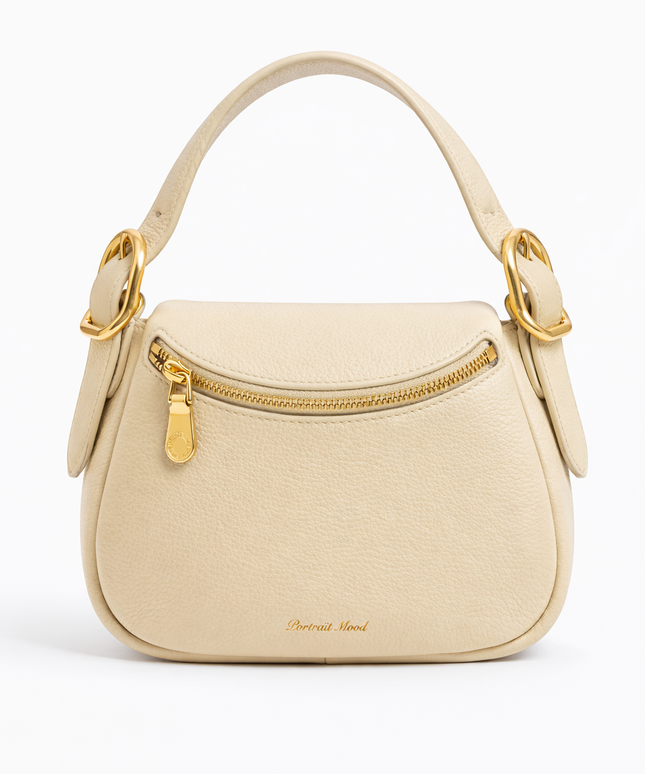 The P M Contour Saddle Bag Ivory Edition