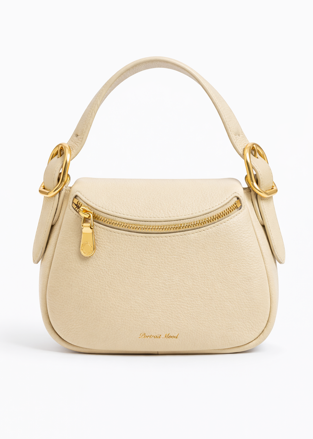 The P M Contour Saddle Bag Ivory Edition