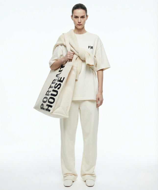 PORTRAIT HOUSE Structured Canvas Tote