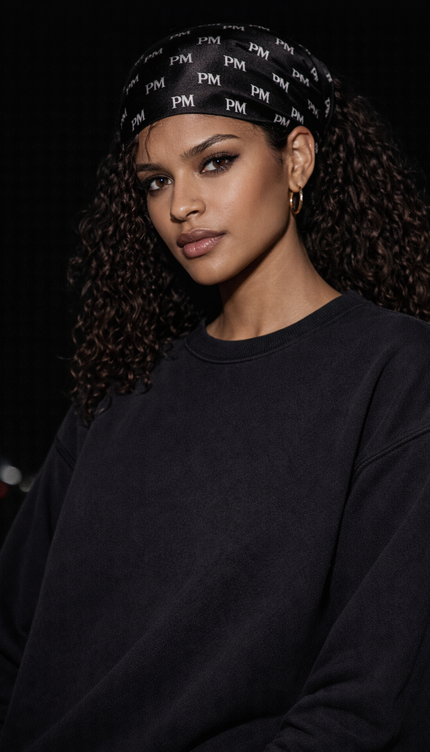 The PM Monogram Silk Identity Scarf