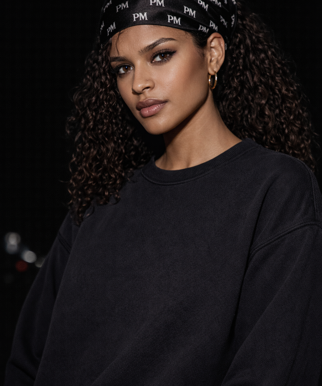 The PM Monogram Silk Identity Scarf